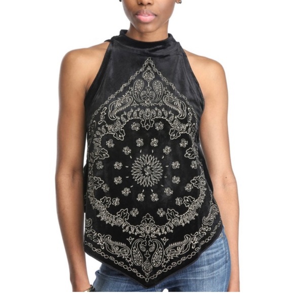 🌺Free People Bandana Bling Tank🌸🌺 - Picture 4 of 10